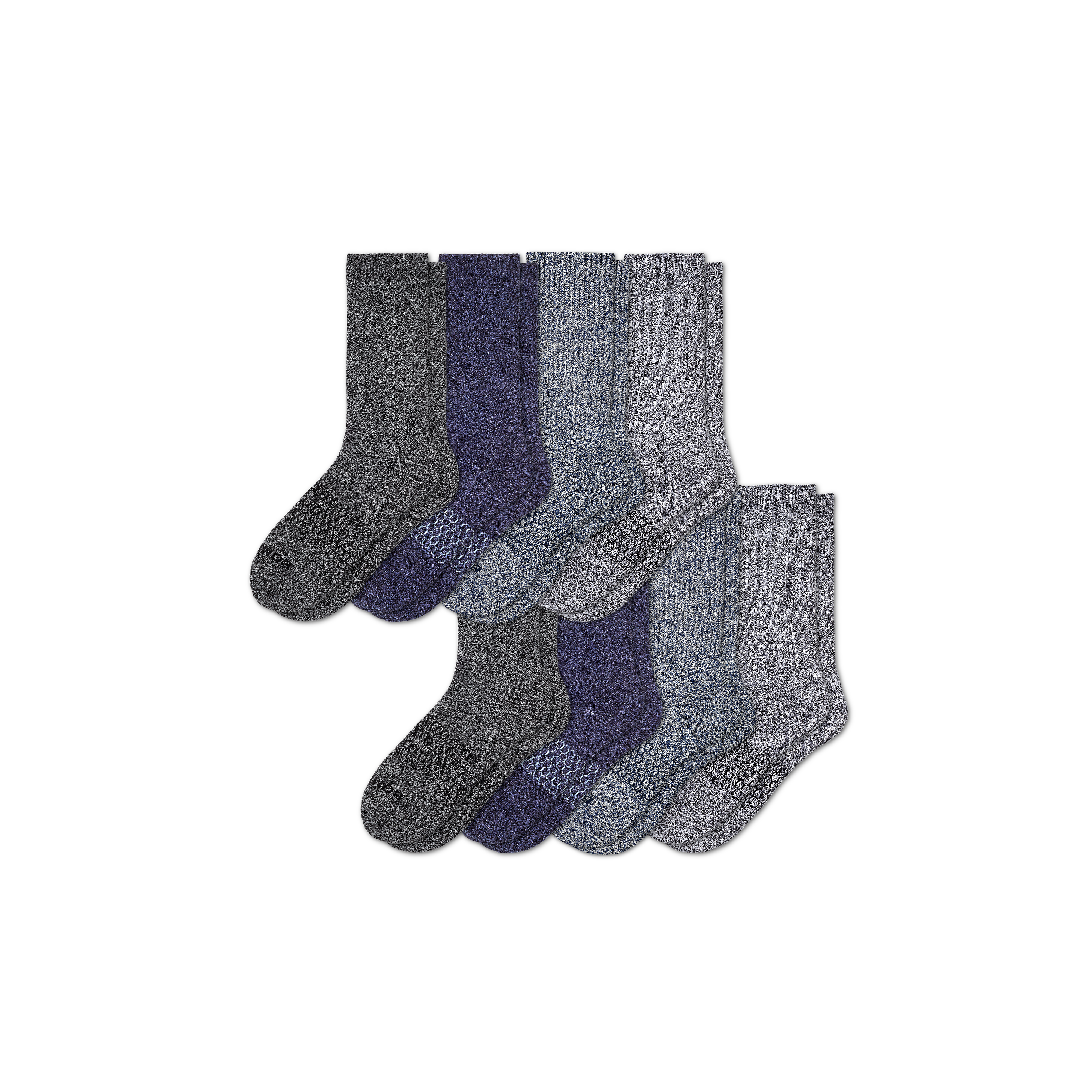 Bombas Calf Sock 8-pack In Marls