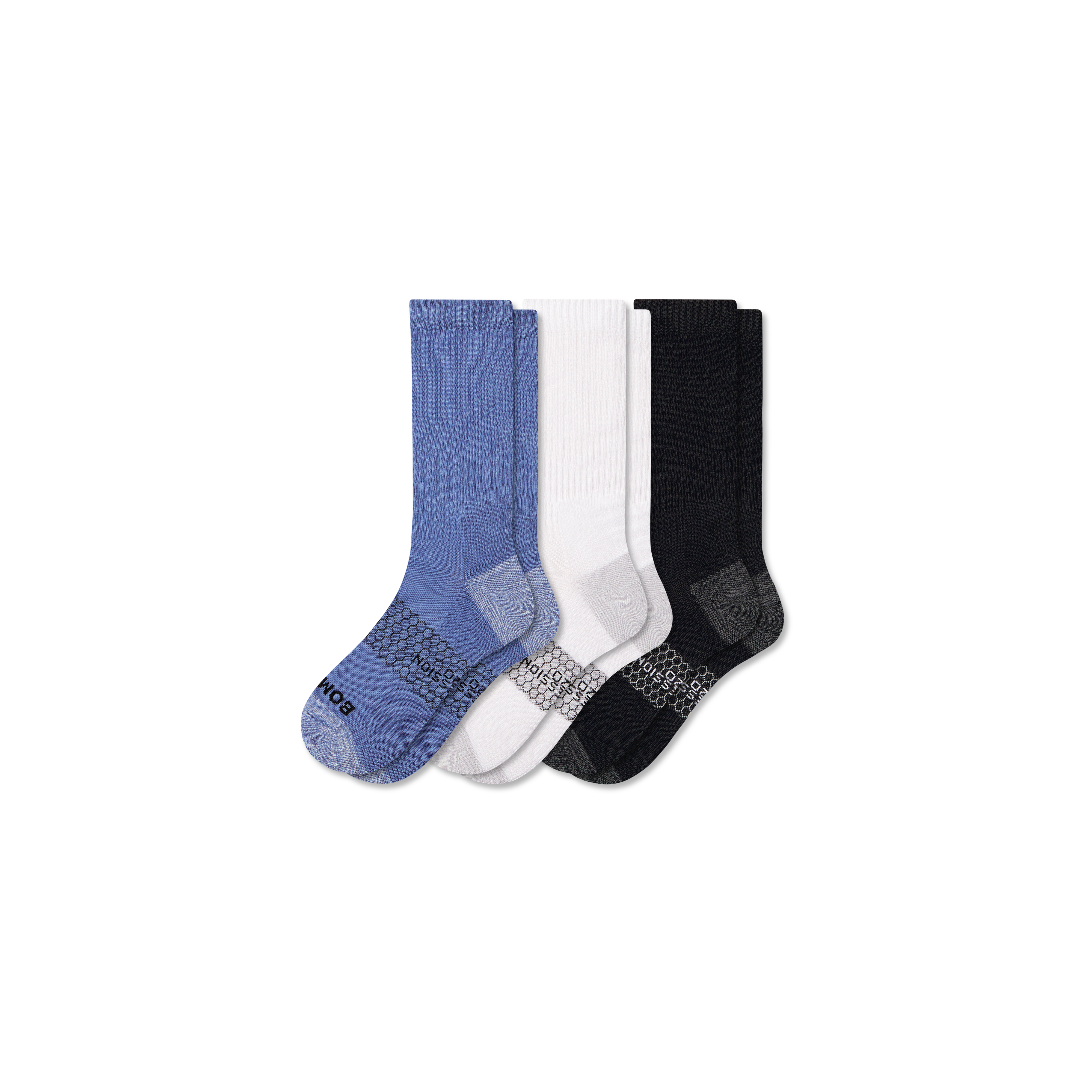 Bombas Everyday Compression Calf Sock 3-pack (15-20mmhg) In Multi