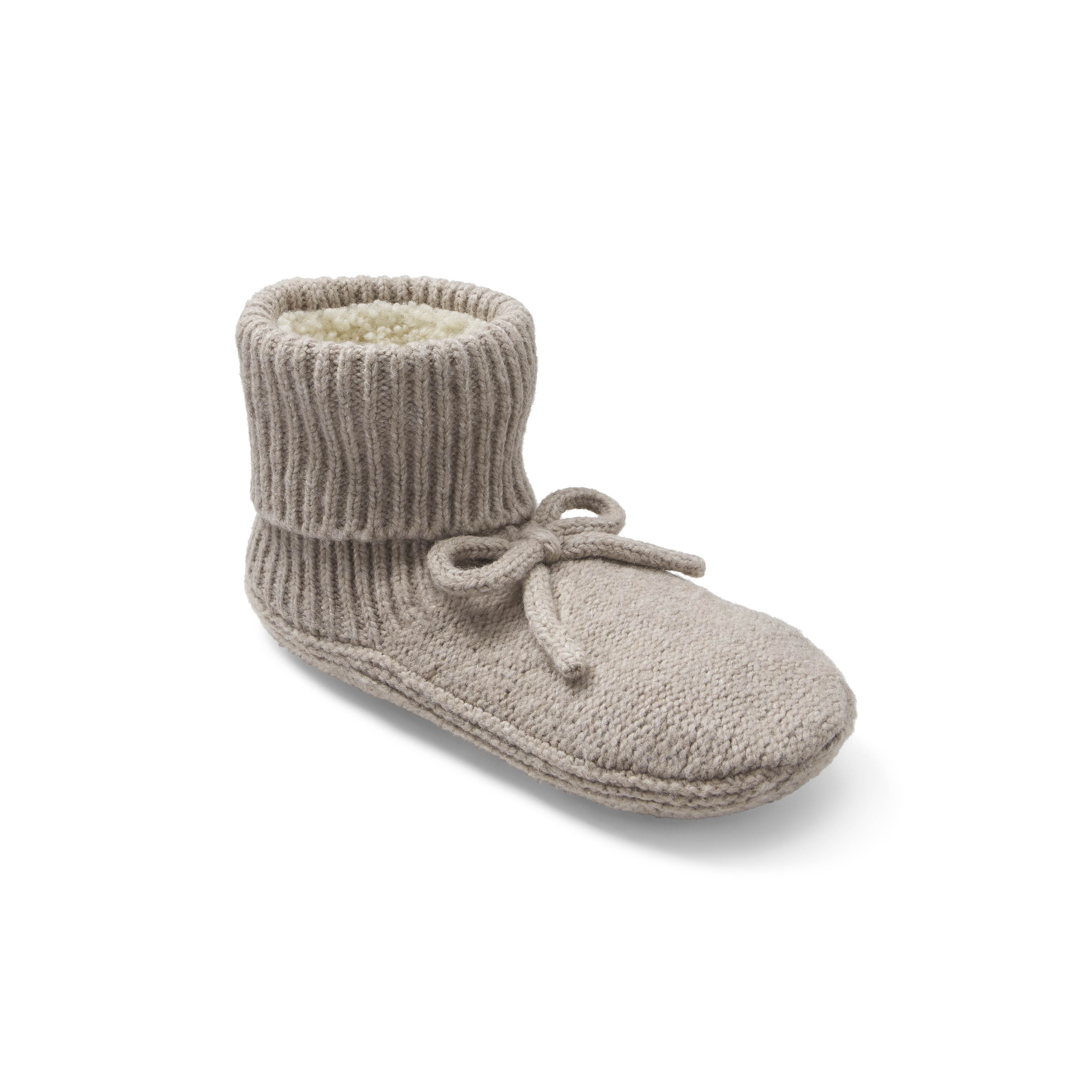 Women's Gripper Slipper Bootie - Sherpa-Lined 