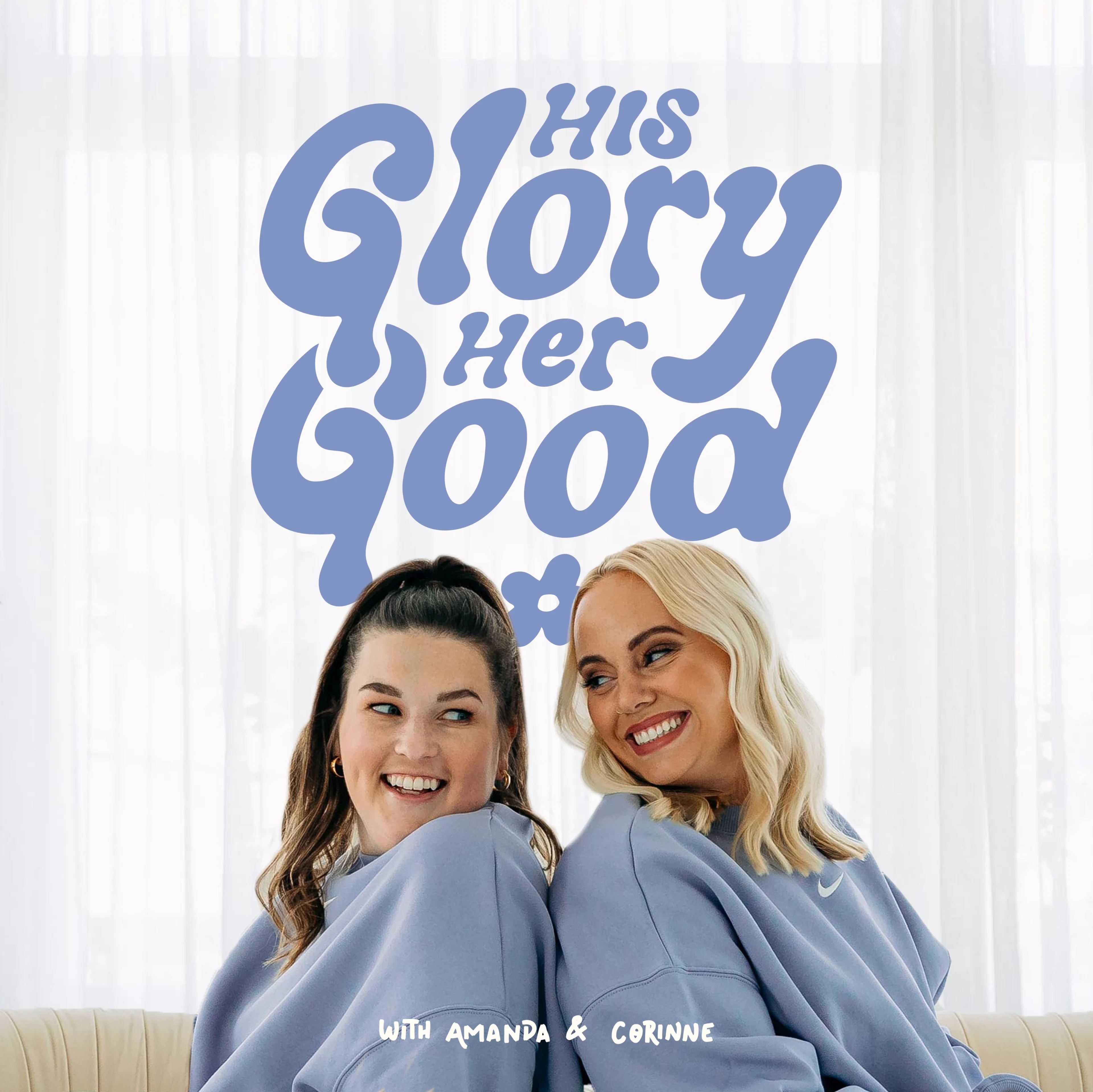 The Lifeway Girls Ministry His Glory Her Good podcast series artwork and logo.