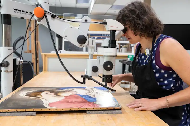 Image showcasing Professional Development Workshop: Art Conservation | Newfields