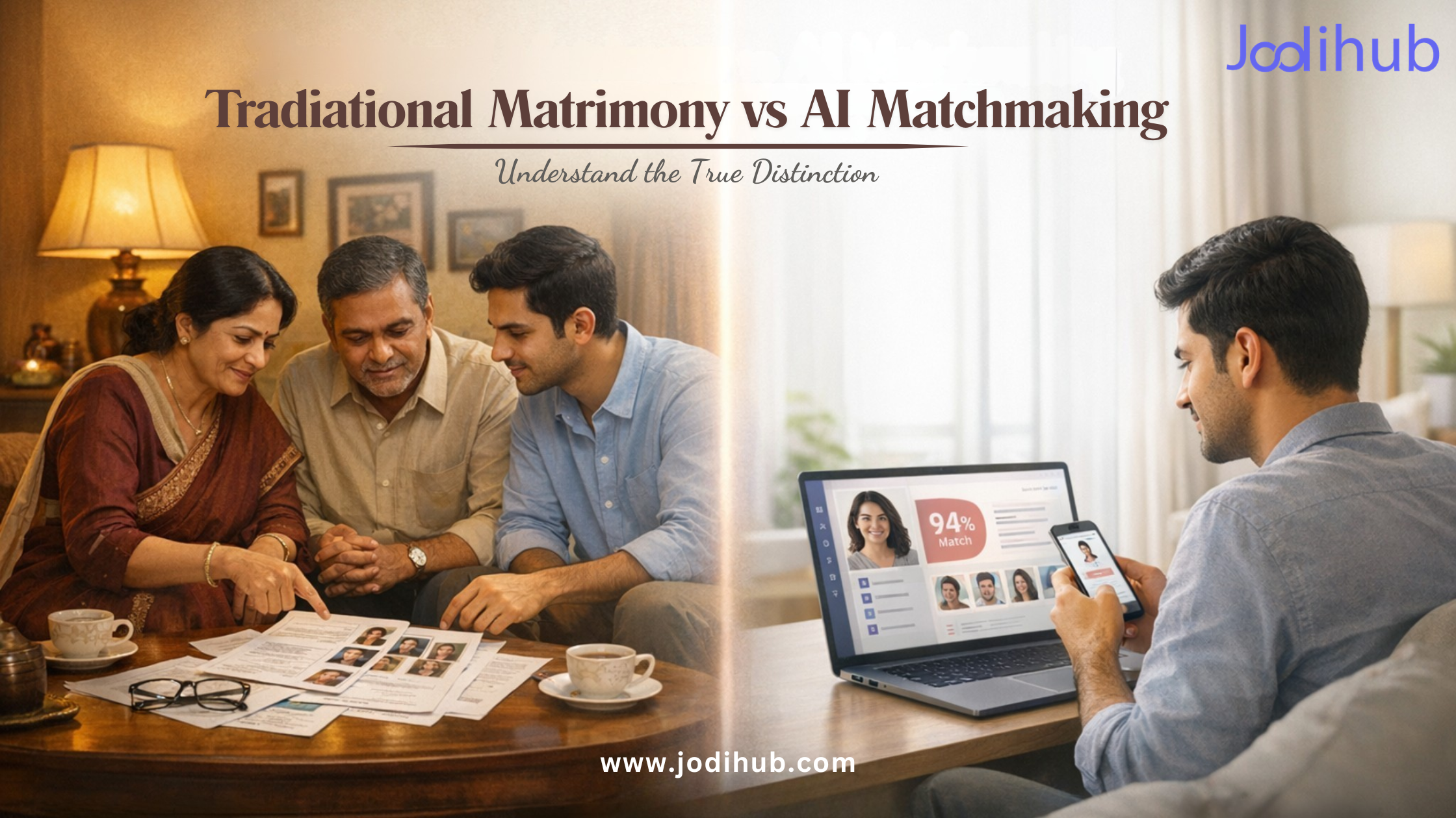 Traditional Matrimony vs. AI Matchmaking: Understand the True Distinction