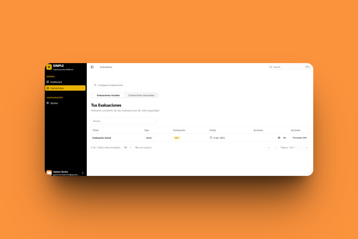 Evaluations Section