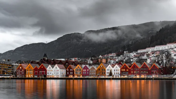 Bergen cloudy
