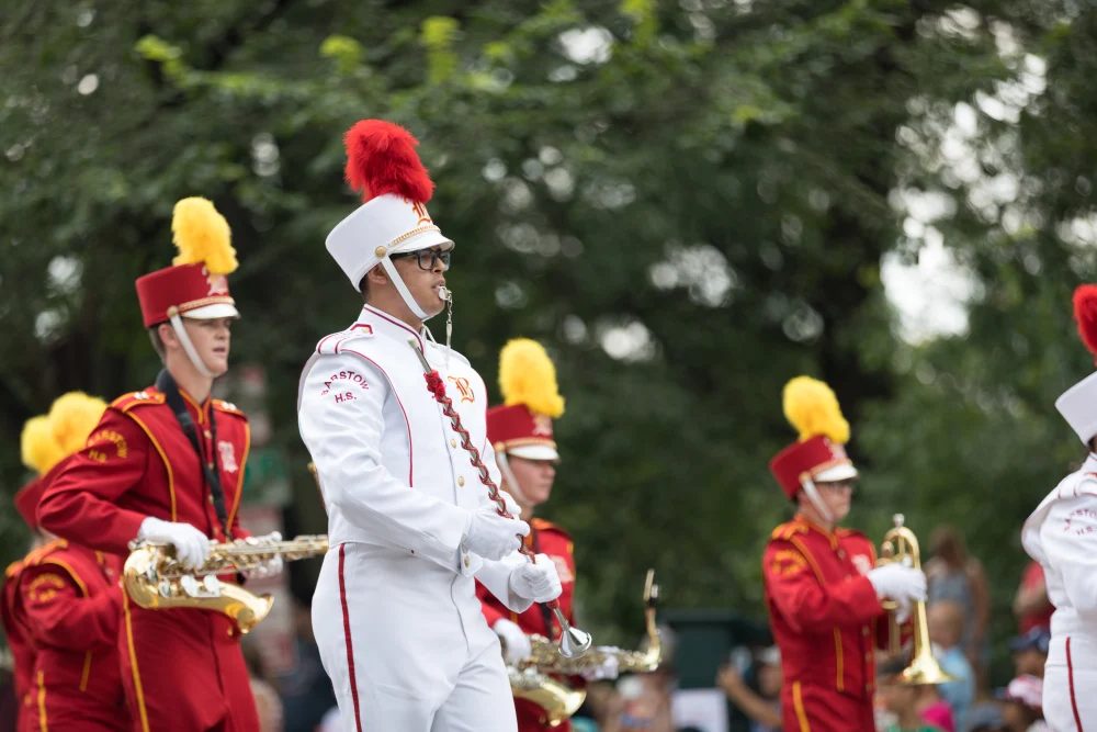 National independence day parade in Washington