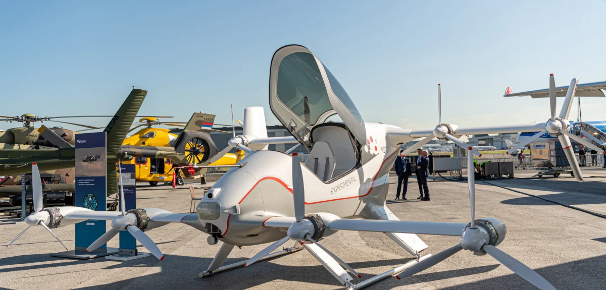 Airbus Vahana på udstilling på Paris Airshow 2019