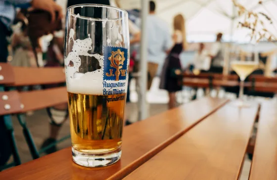 Beer from Augustiner Bräustuben