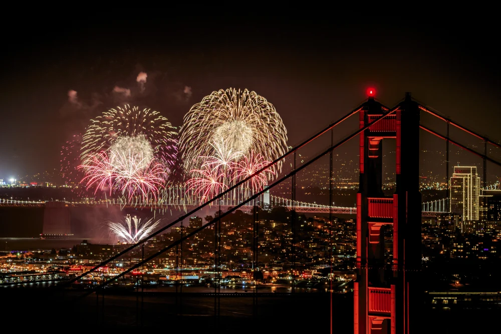 Fireworks in San Francisco