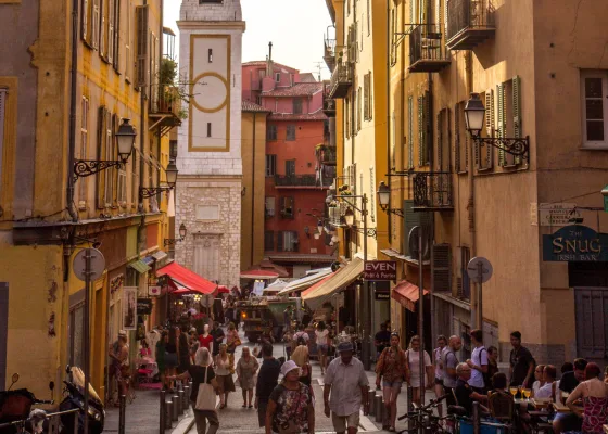 The Old Town in Nice