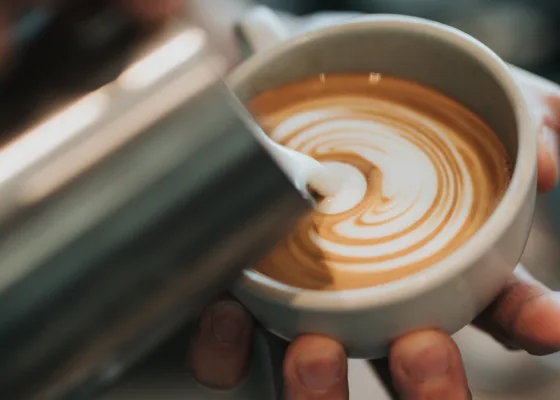 Kaffe på Det lille kaffekompaniet