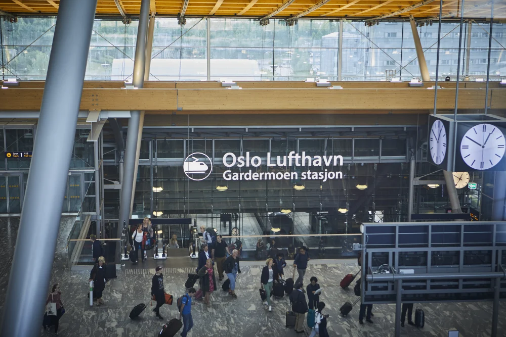 Oslos Gardermoen lufthavn