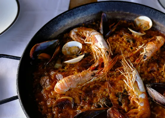 Paella at Andana in Palma de Mallorca