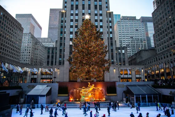 The Rockefeller Center Christmas tree