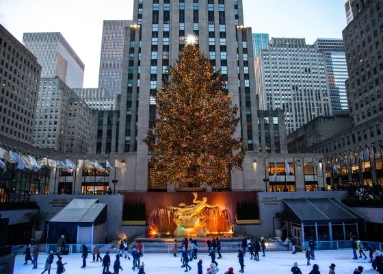 The Rockefeller Center Christmas tree