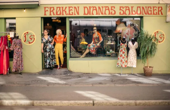 Vintagebutikken Frøken Dianas Salonger i Oslo