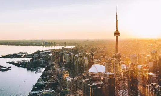 Udsigt over Toronto