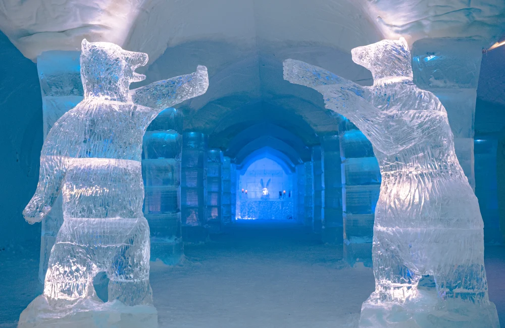 The ice hotel in Sorrisniva 