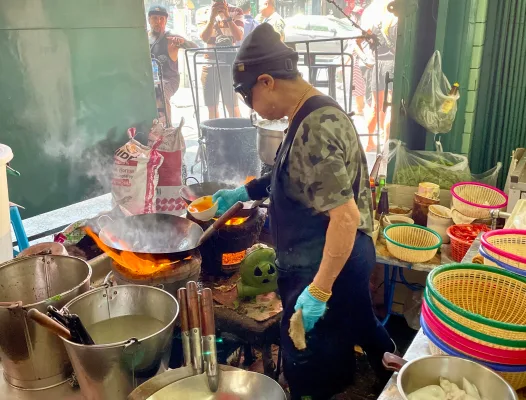 The Thai chef Jay Fai