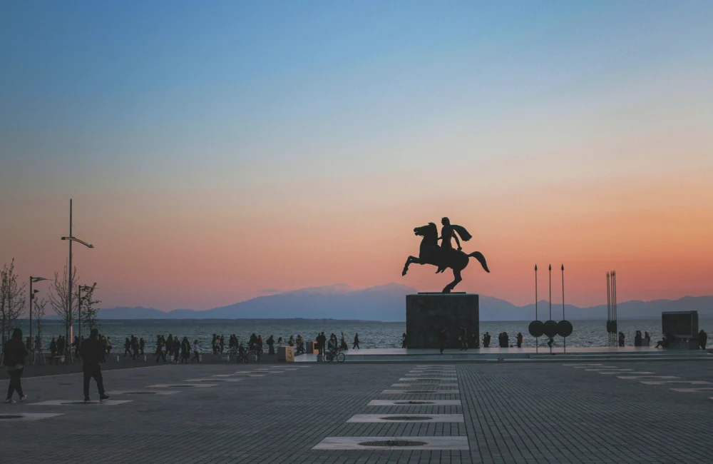 Thessaloniki statue