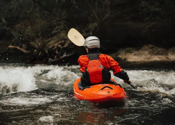 Whitewater rafting in Järvsö