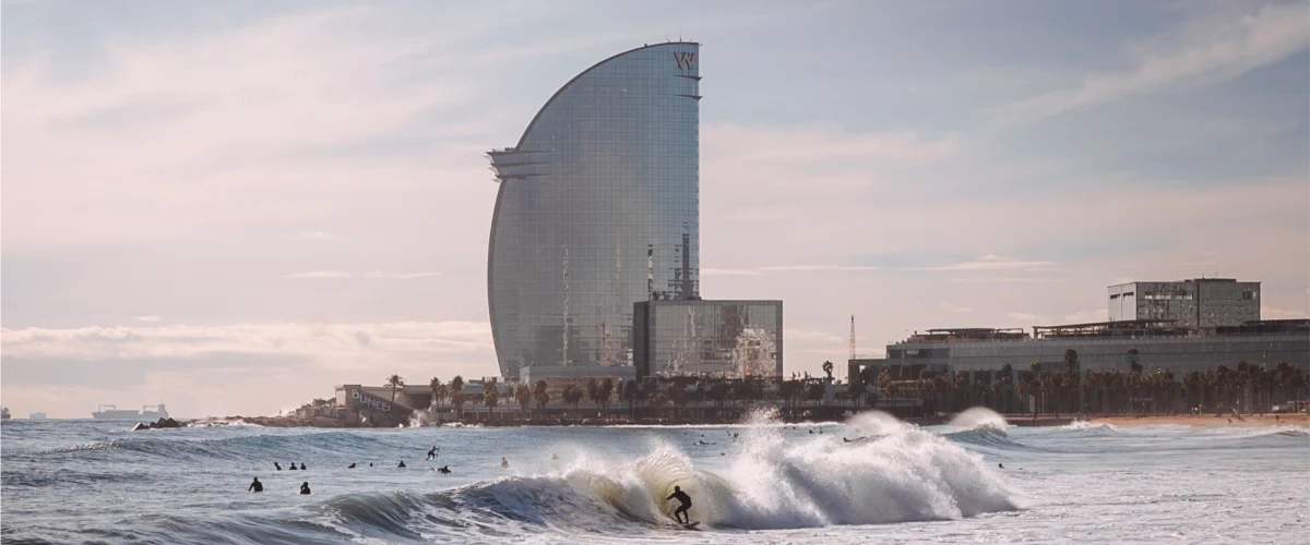 Barcelona surf city