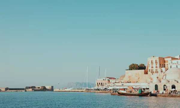 The harbour in Chania, Crete