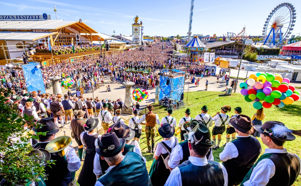 A concert during Oktoberfest