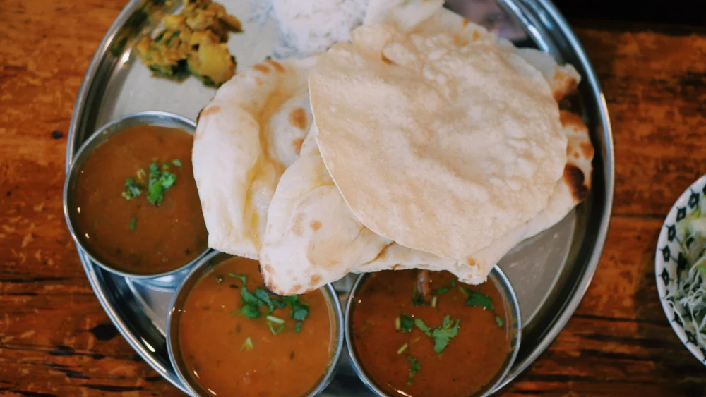 En autentisk indisk måltid