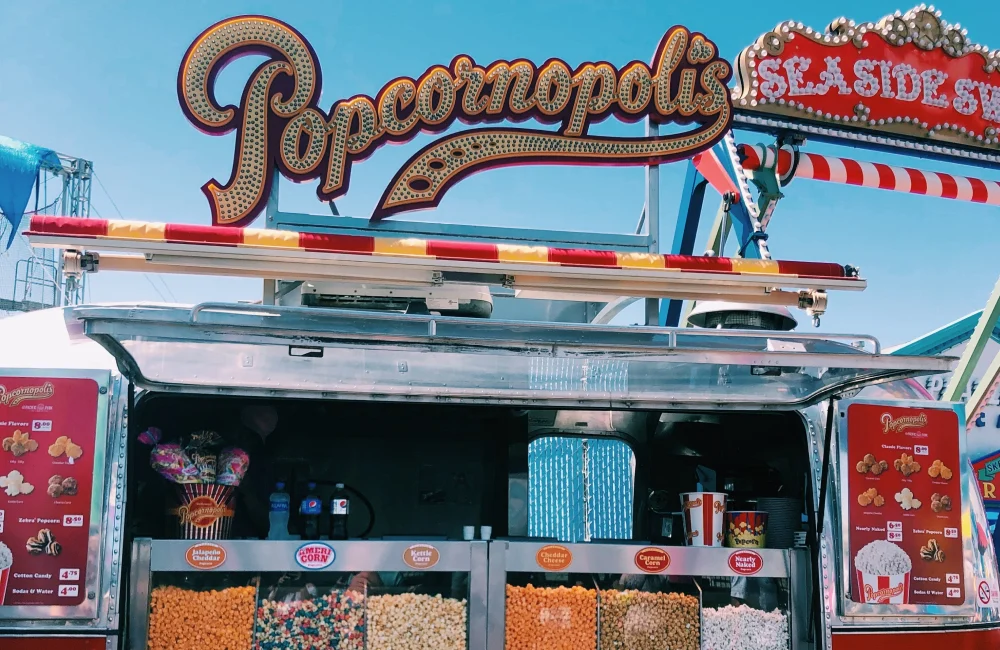 Popcorn food truck