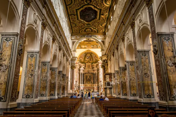 Inde i Duomo di Amalfi