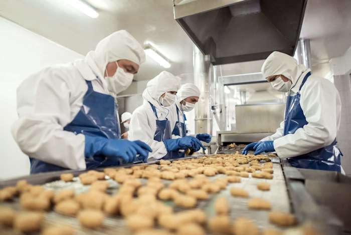 Air quality in food production environments