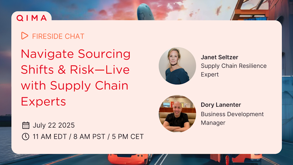 Fireside chat: Navigate Sourcing Shifts & Risk - Live with Supply Chain Expert