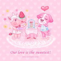 "Be My Valentine" Animal Crossing: Tea