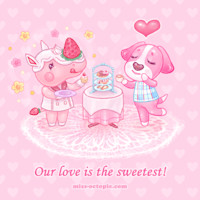 "Be My Valentine" Animal Crossing: Tea