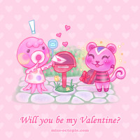 "Be My Valentine" Animal Crossing: Mail