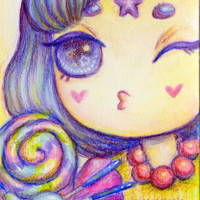Candy Girl ACEO