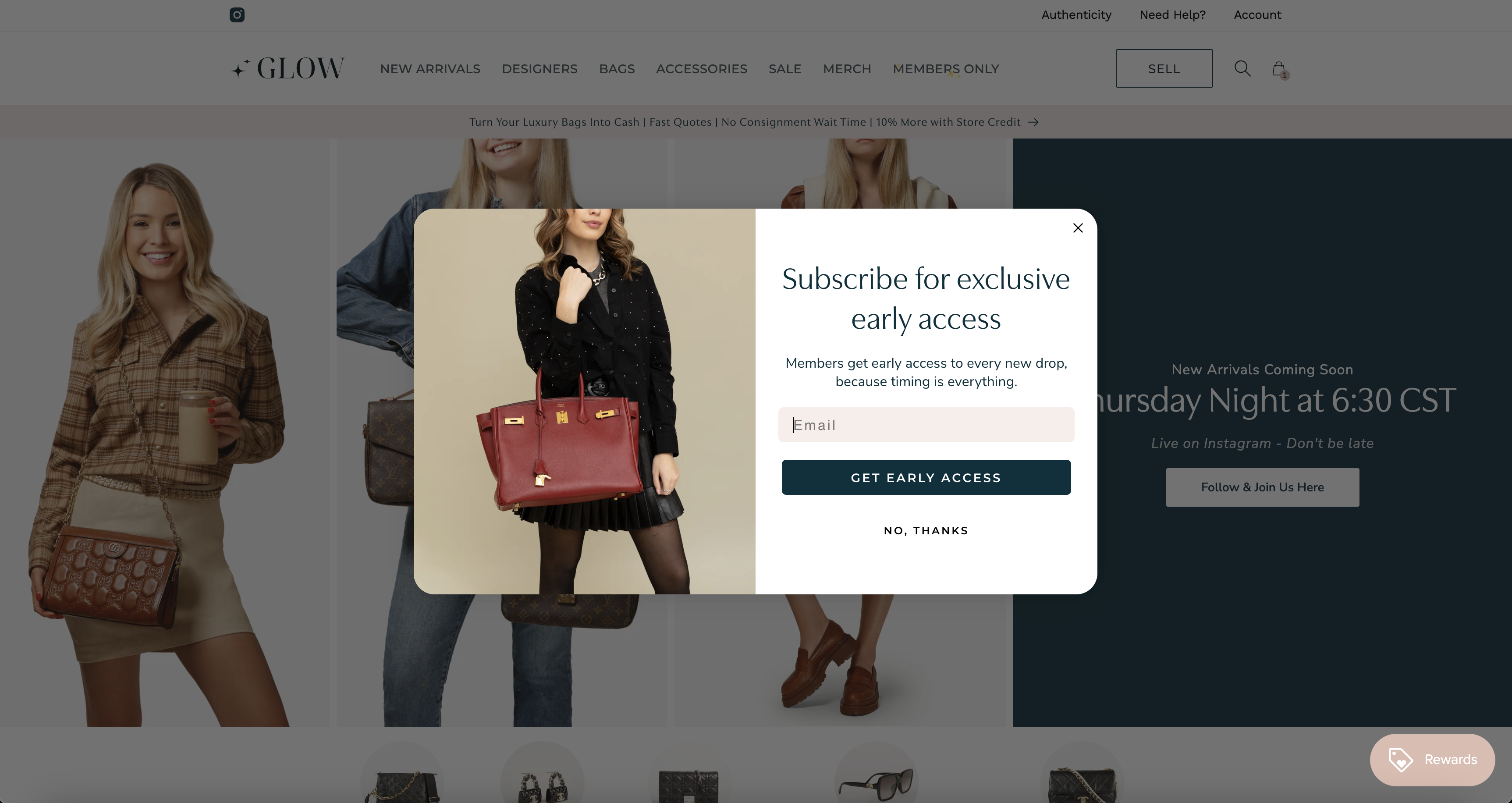 Glow-early-access-modal