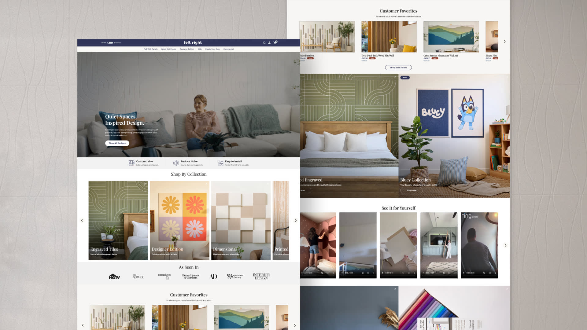 Homepage Showcase