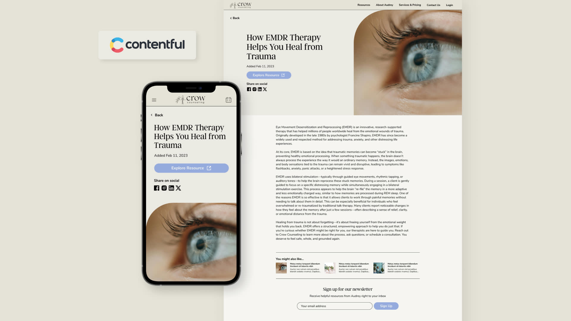 Crow-contentful