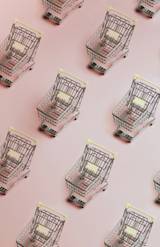 Pink-shopping-carts