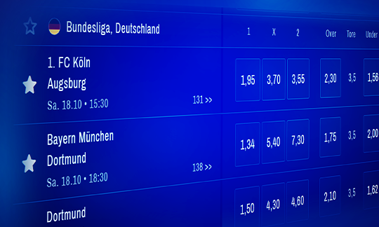 Sportwetten-Favoriten