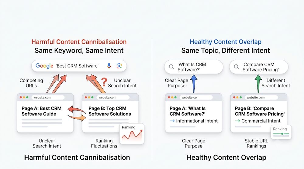 content cannibalisation