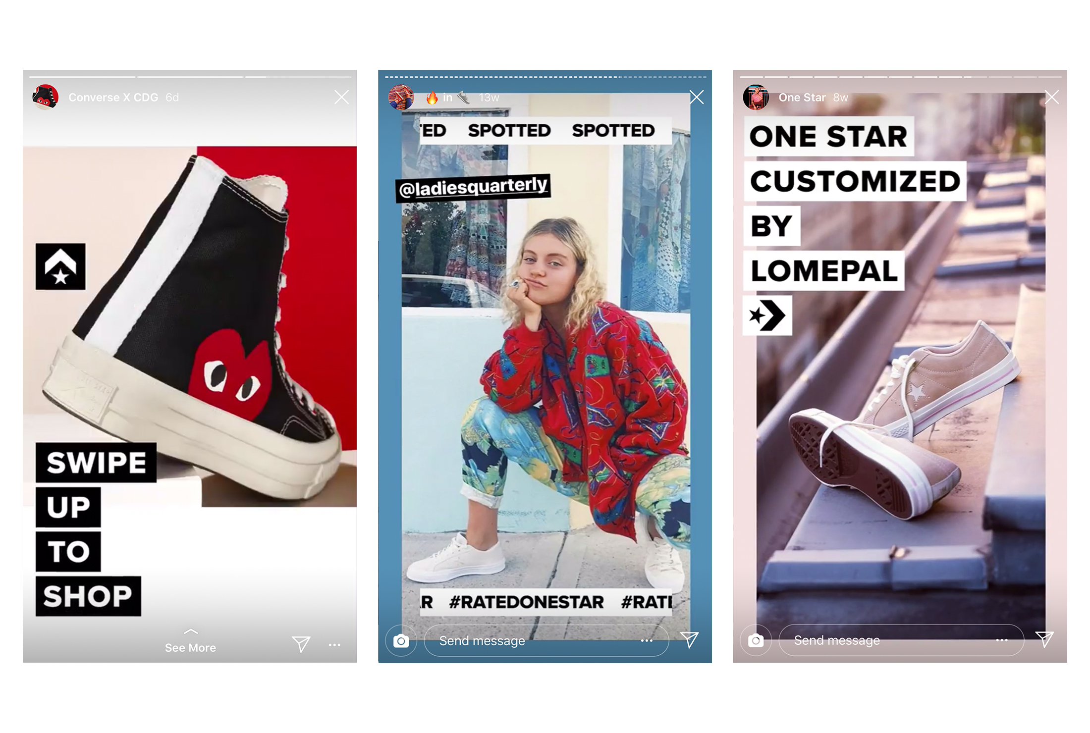 converse one star instagram