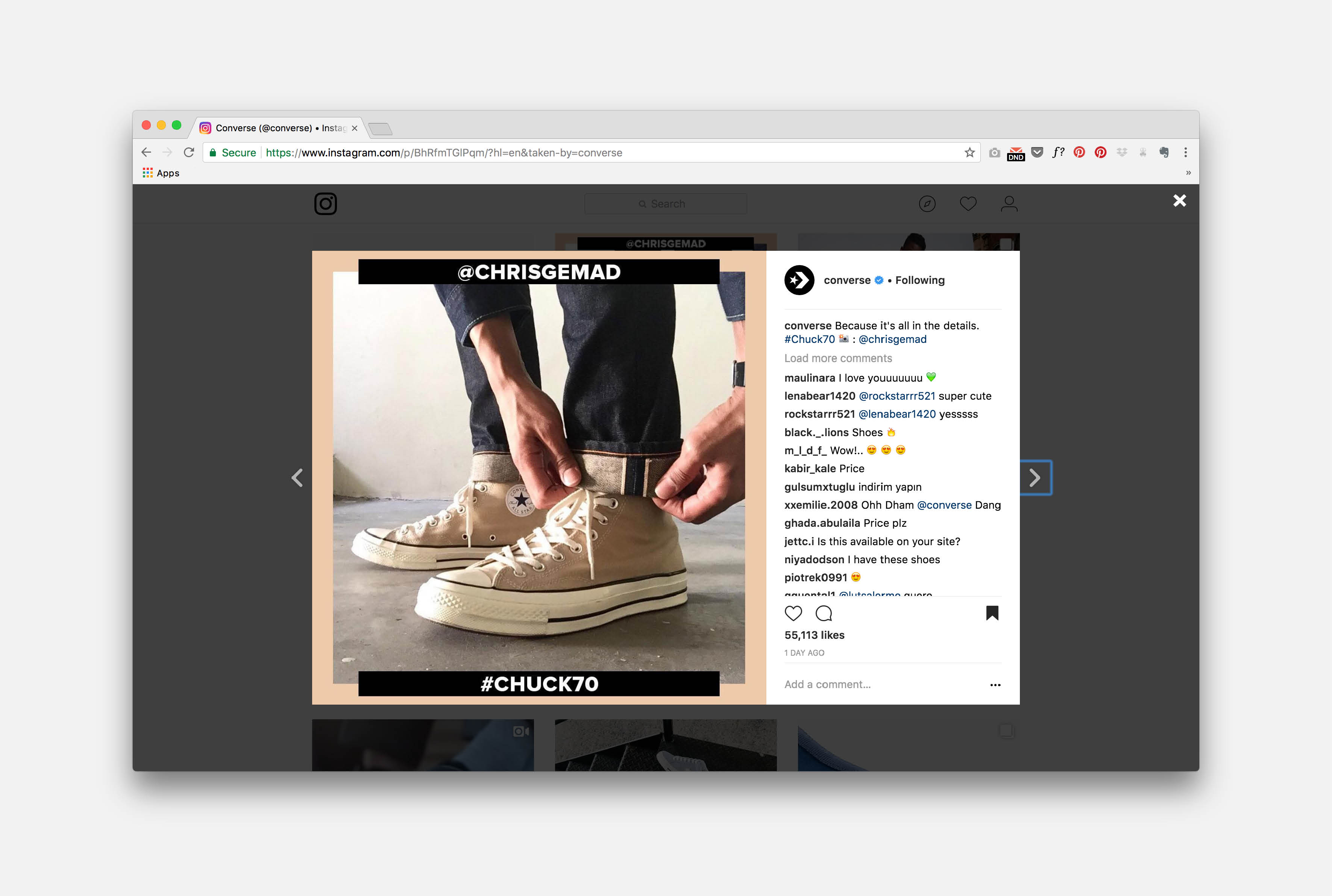 converse instagram captions