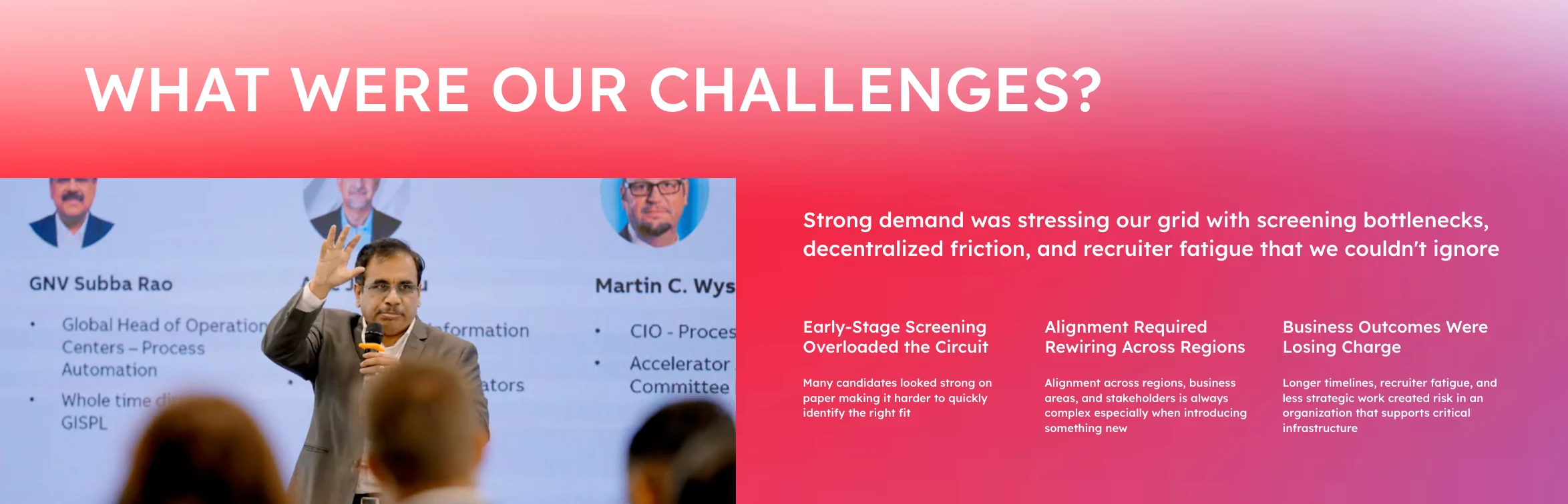 What Was Making Candidate Pre-Screening Unsustainable for a Global industrial technology company