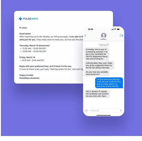 Phenom X+ Scheduling Agent managing calendar conflicts, automating rescheduling, and coordinating interview logistics to reduce admin workload