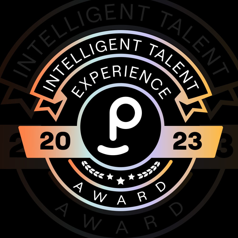 Phenom's 2023 Intelligent Talent Experience Award Badge Logo