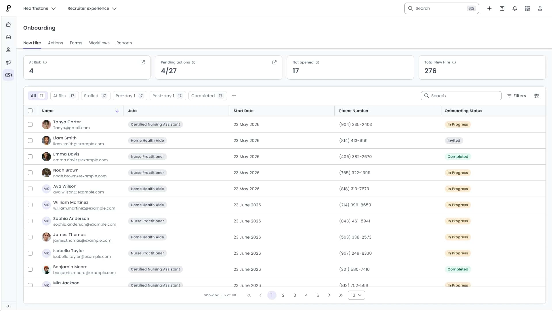 preboarding use case