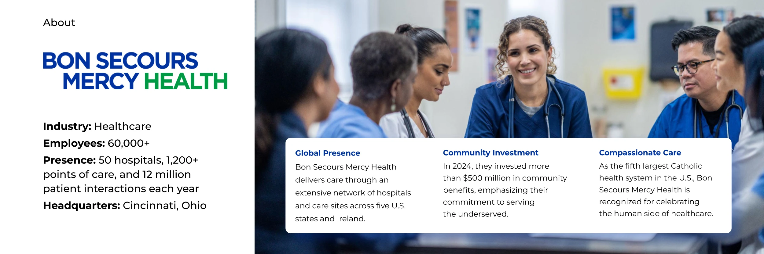 About Bon Secours Mercy Health