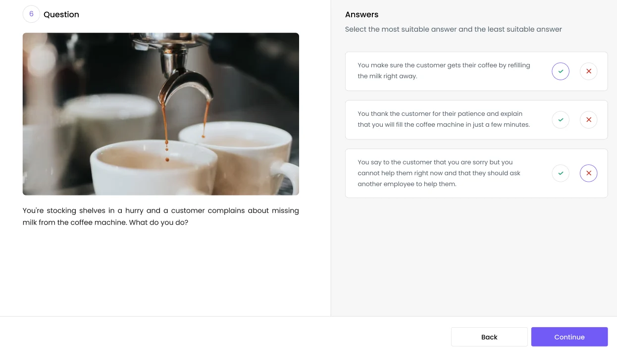 Real-World Scenarios Tailored to the Role ft Phenom Pre-Hire Assessments